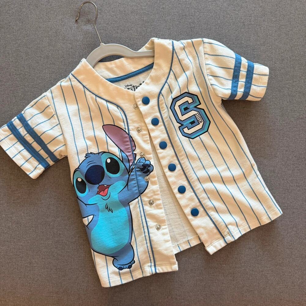 Disney Stitch Kids Baseball Shirt